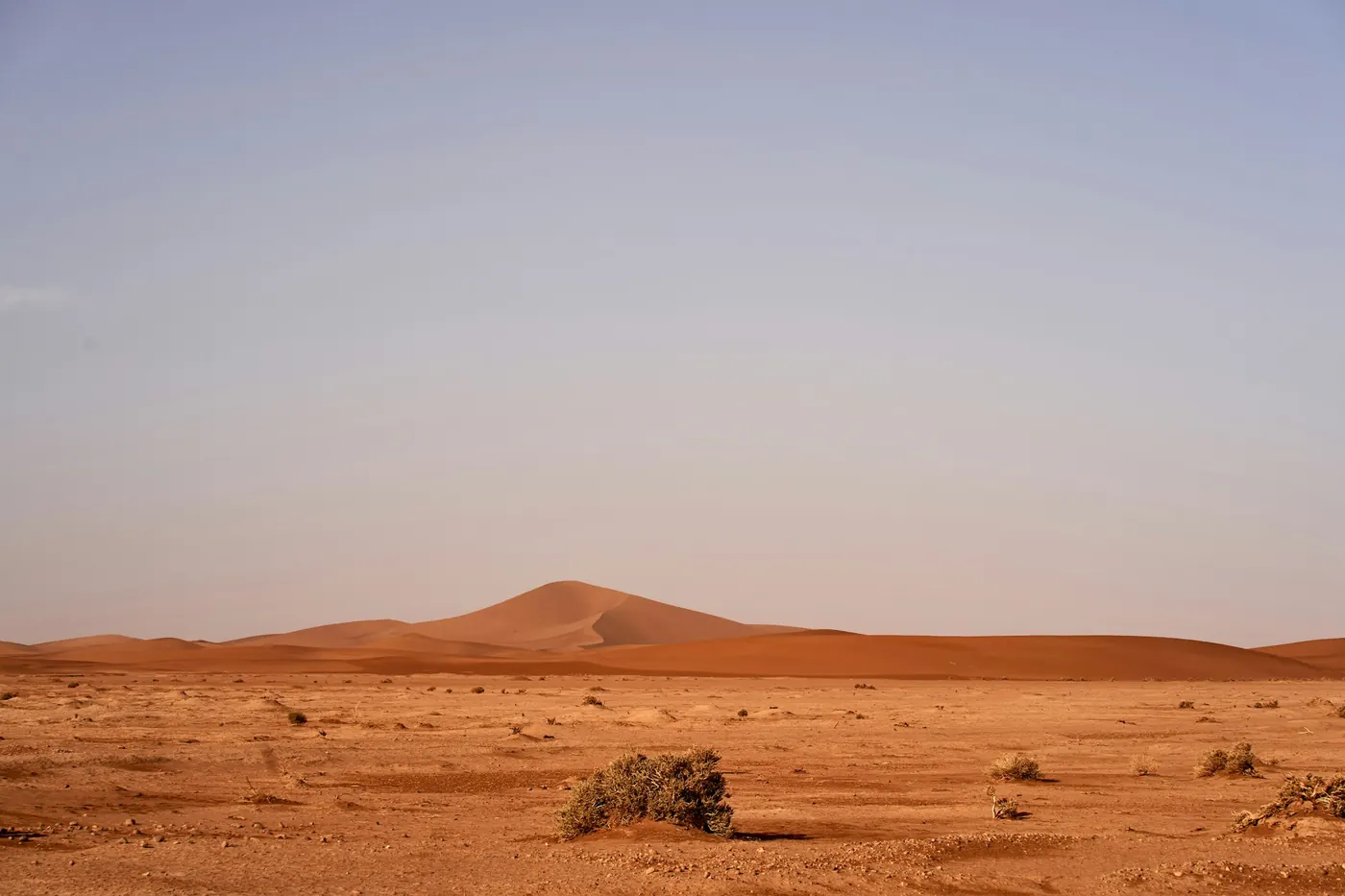 A dry Sahel field under an open sky in northern Nigeria