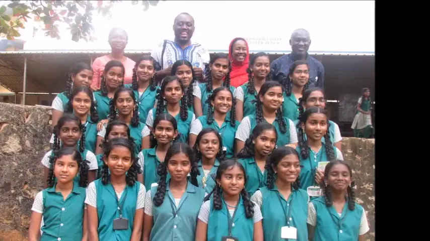 Students performing for a Teachers' Day tribute