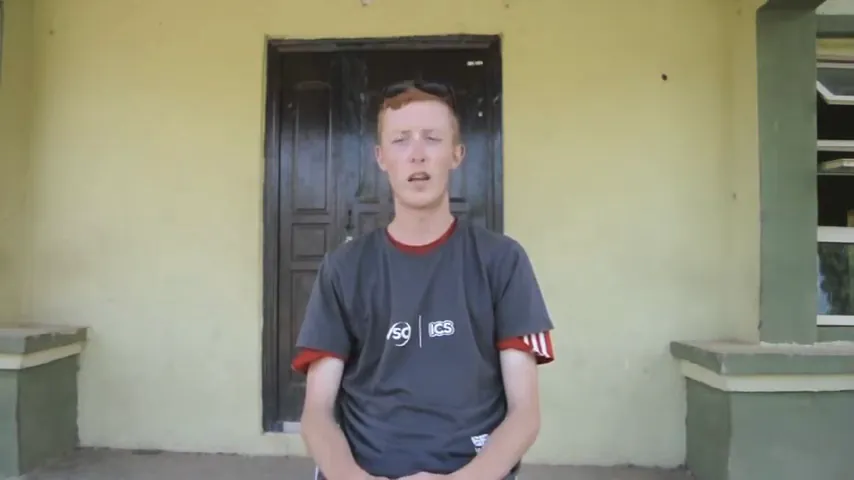 A volunteer reporting from a community placement